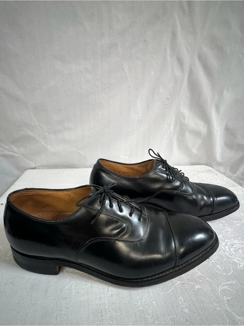 Johnston & Murphy Limited Men’s Dress Shoes Black Leather Lace Up 9.5